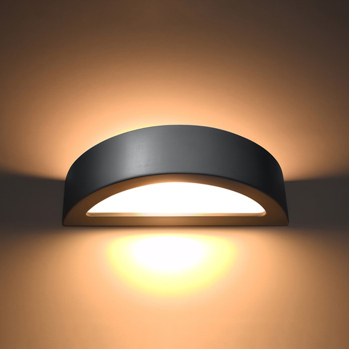 Raw Design Crescent Dual Emission Wall Light| Image:9