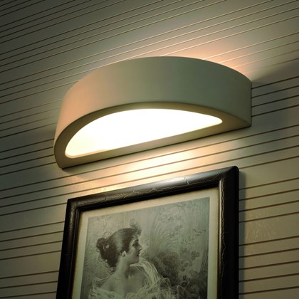 Raw Design Crescent Dual Emission Wall Light alternative image
