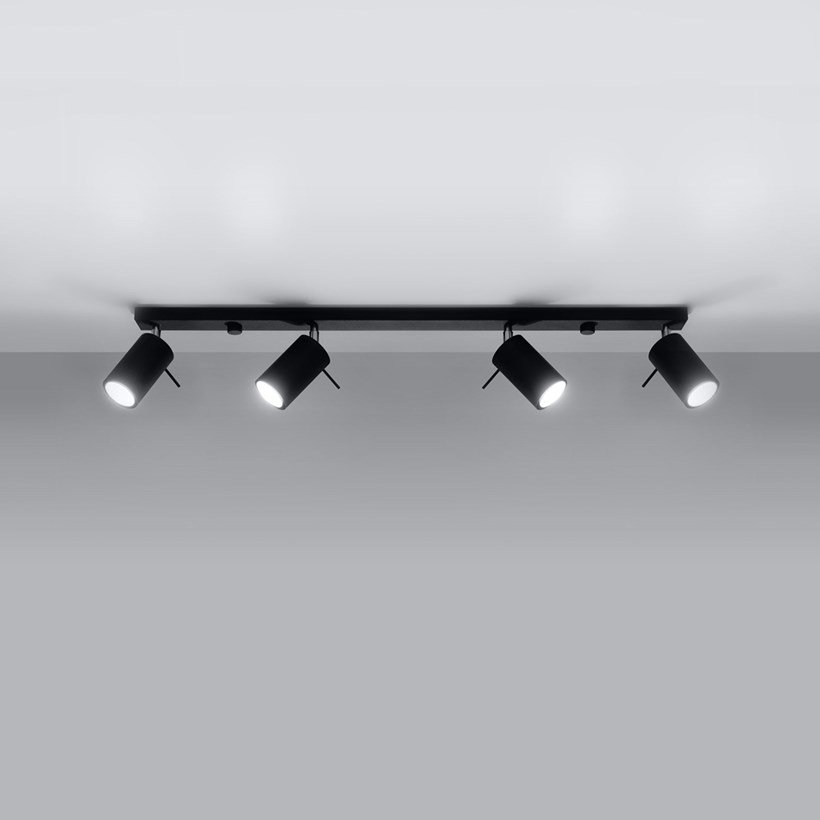 Raw Design Flex Adjustable Quadruple Linear Ceiling Spot Light| Image : 1