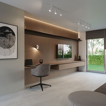 Raw Design Flex Adjustable Quadruple Linear Ceiling Spot Light alternative image