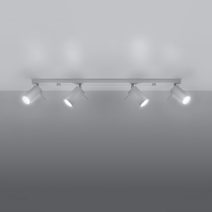 Raw Design Flex Adjustable Quadruple Linear Ceiling Spot Light| Image:3
