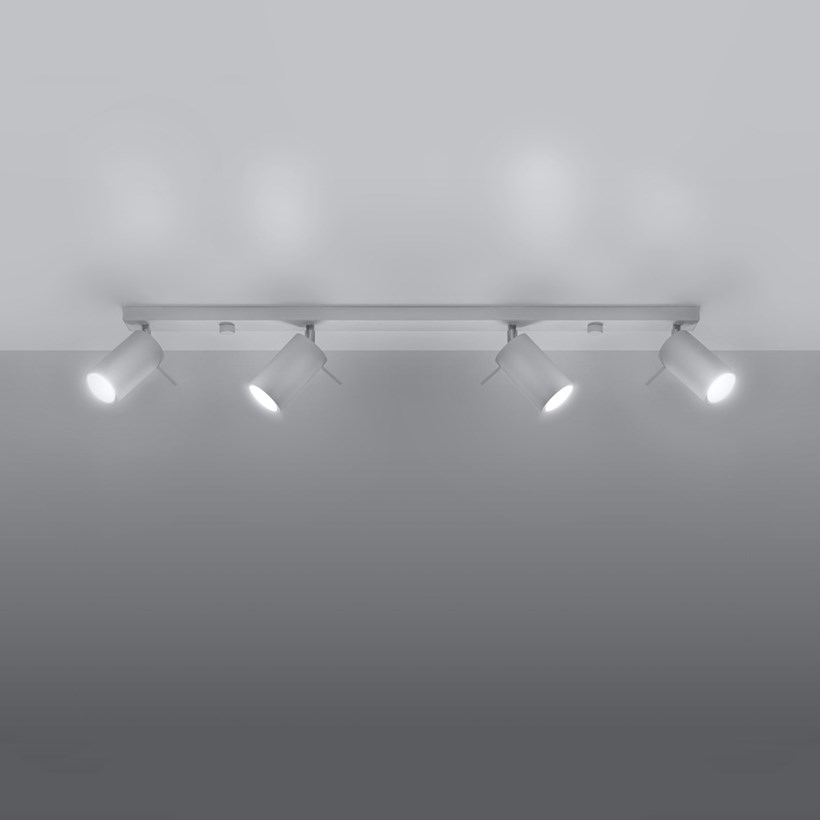 Raw Design Flex Adjustable Quadruple Linear Ceiling Spot Light| Image:3