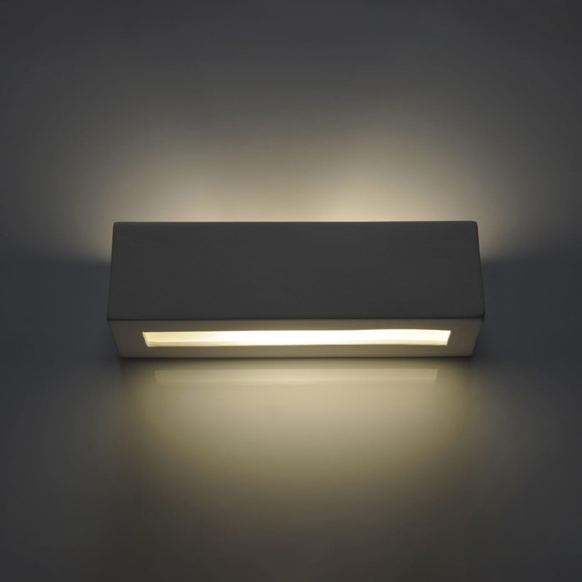 Raw Design Orthodoxx Ceramic Dual Emission Wall Light| Image : 1