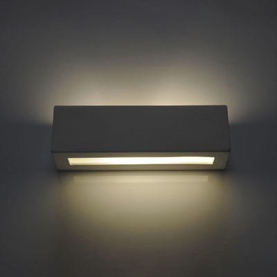 Raw Design Orthodoxx Ceramic Dual Emission Wall Light