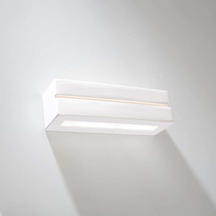 Raw Design Unorthodoxx Ceramic Dual Emission Wall Light| Image:1