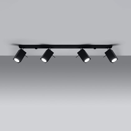 Raw Design District Adjustable Quadruple Linear Ceiling Spot Light alternative image