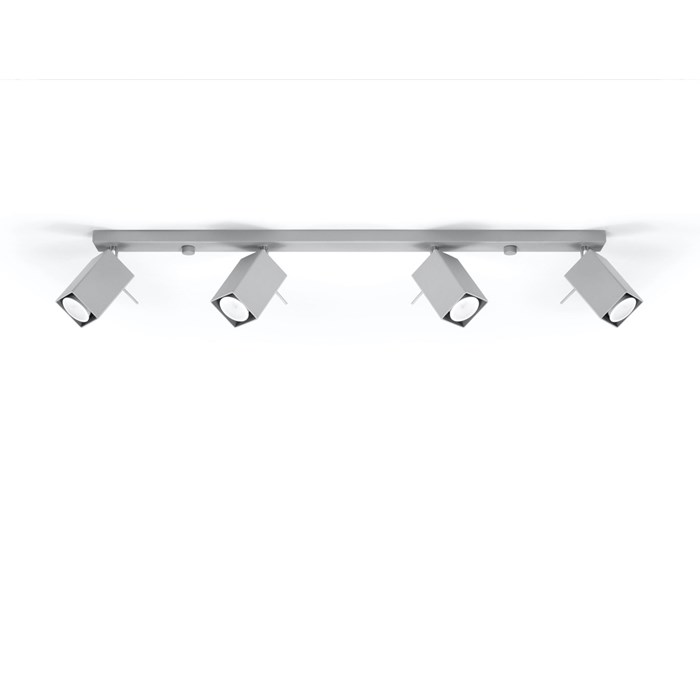 Raw Design District Adjustable Quadruple Linear Ceiling Spot Light| Image:1