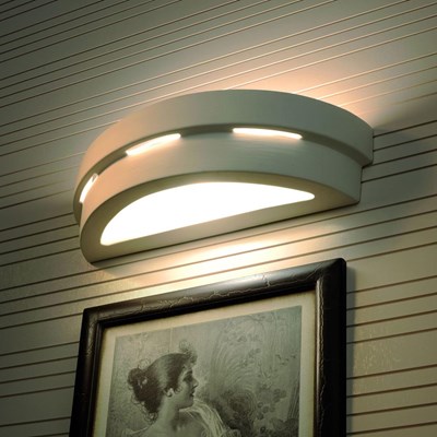 Raw Design Elevare Dual Emission Ceramic Wall Light