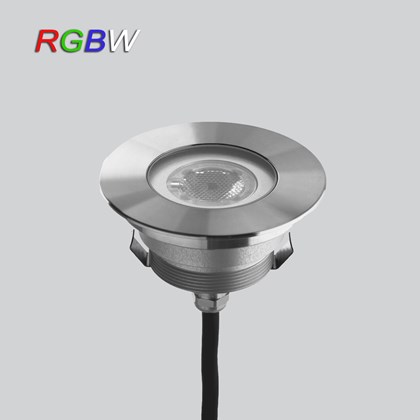 LLD Agon Round RGBW Outdoor IP67 LED Recessed Floor Uplight