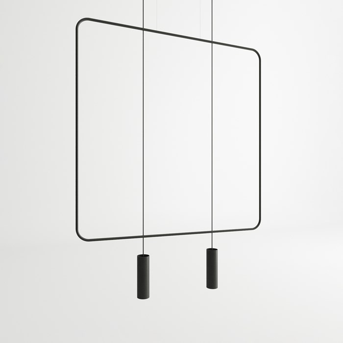 Raw Design Limitless Square Double Pendant| Image : 1