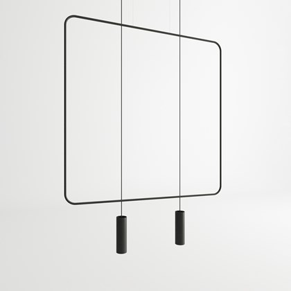Raw Design Limitless Square Double Pendant