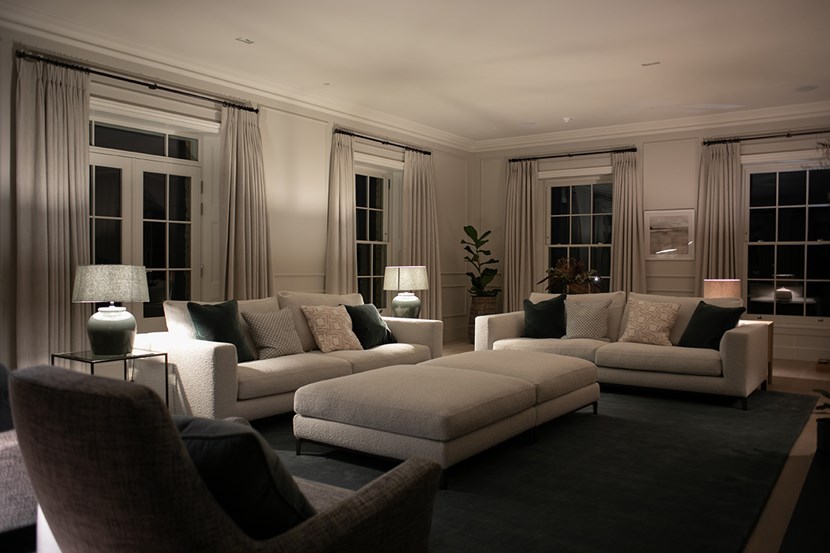 Lighting Design Pickwick indoor lounge with ambient lighting