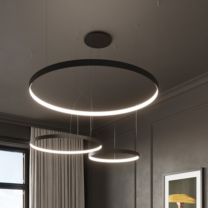 Raw Design Limitless Ring Horizontal LED Pendant alternative image