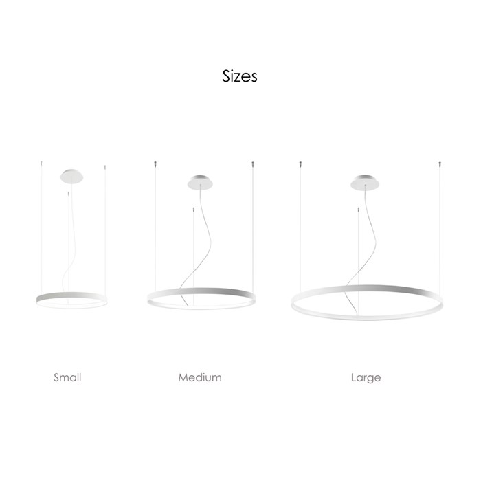 Raw Design Limitless Ring Horizontal LED Pendant| Image:4