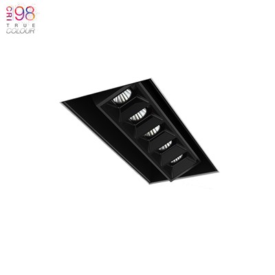 DLD Surf 5 LED Adjustable Plaster In Recessed Downlight