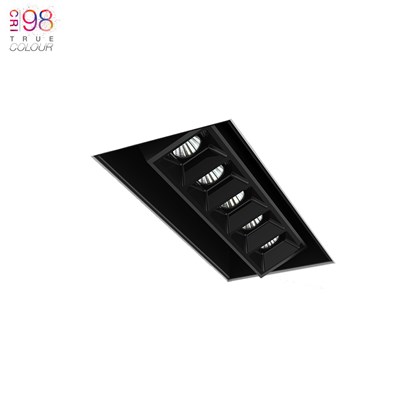 DLD Surf 5 LED Adjustable Plaster In Recessed Downlight