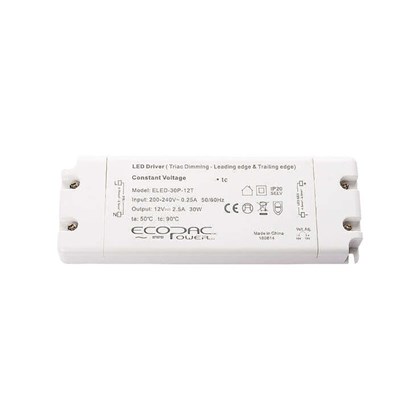 ELED-30P-24T: Constant Voltage 30W 24V Mains Dimming Leading + Trailing Edge Driver