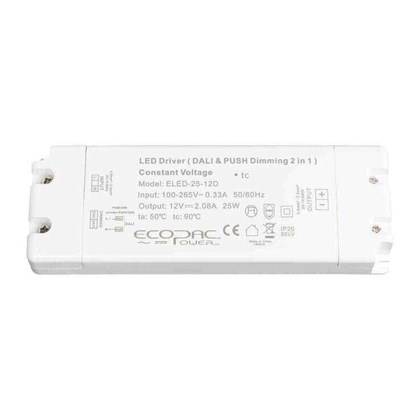 ELED-25-24D: Constant Voltage 25W 24V DALI Dimming Driver