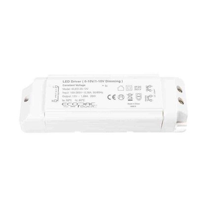 ELED-20-24V Constant Voltage 20W 24V 0-10V Dimming Driver