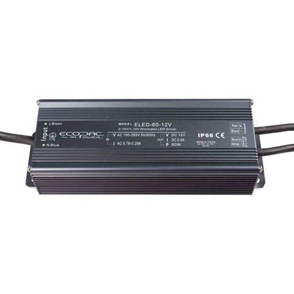 ELED-60-24V: Constant Voltage 60W 24V 0-10V Dimming Driver