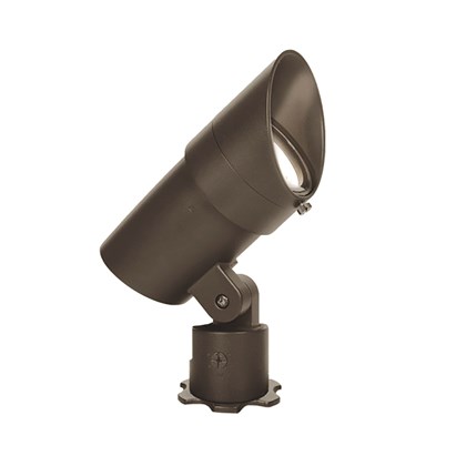 OUTLET WAC Lighting Accent 24V LED IP66 Adjustable Spike Spotlight Bronze