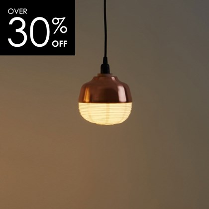 OUTLET Kimu Design The New Old Light Small Copper Pendant