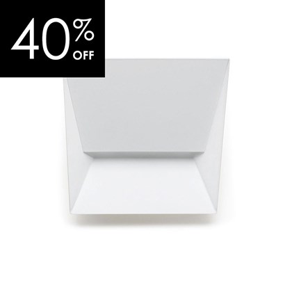OUTLET Lumen Center Mail Wall Light: Small, White, G9