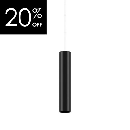 OUTLET Lodes A-Tube Small Black Pendant