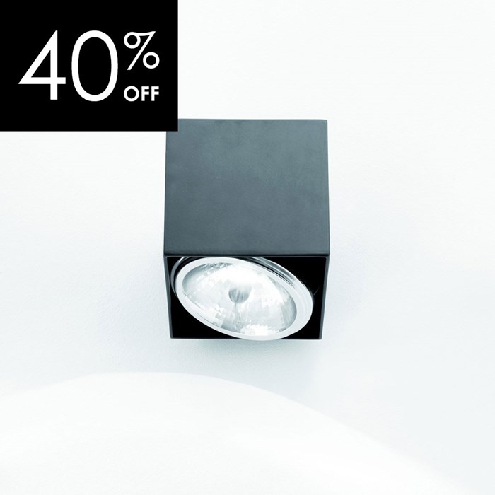 OUTLET Nemo Cubo Wall Light Black| Image : 1