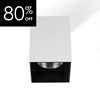OUTLET Darklight Bellona 100 White 20W Surface Mounted Spot Light| Image : 1