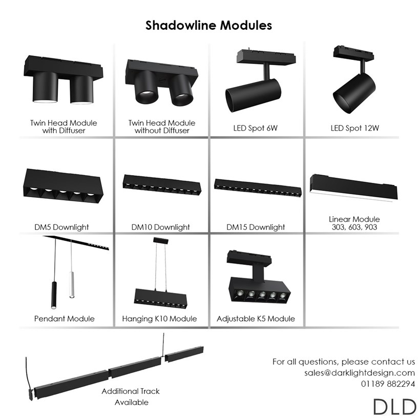 DLD Shadowline LED Modular Track System Components| Image:3