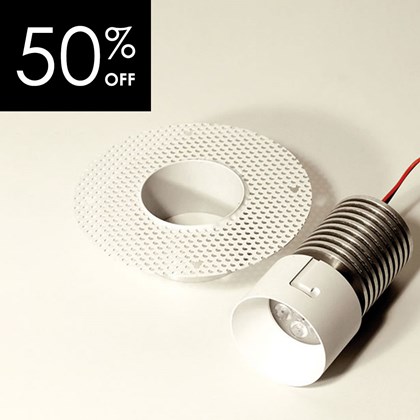OUTLET Flexalighting Zero R14 IP44 Plaster In Downlight