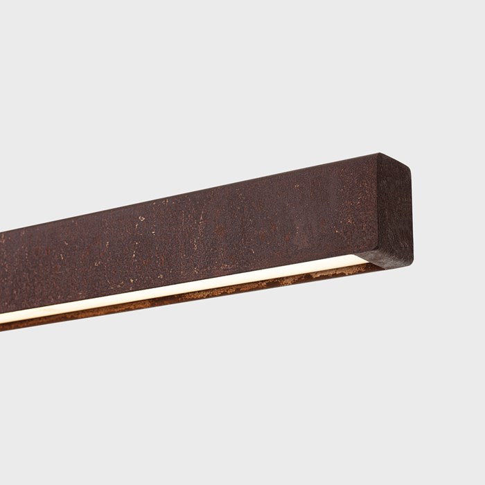 OUTLET Anour I Model 1000 LED Rusted Steel Profile Pendant| Image:1