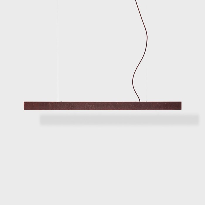 OUTLET Anour I Model 1000 LED Rusted Steel Profile Pendant| Image:2