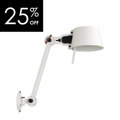 OUTLET Tonone Bolt Pure White Side Fit Wall Mounted Bedside Light