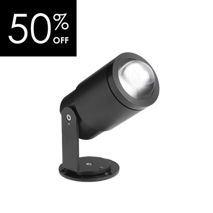 OUTLET Flexalighting Zoom 10 IP65 Black Outdoor Adjustable Spot Light