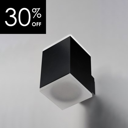OUTLET LLD Lira Black Double Emission Outdoor IP65 LED Wall Light