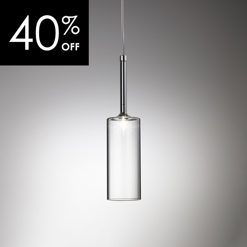 OUTLET Axo Light Spillray Clear Crystal Pendant| Image : 1