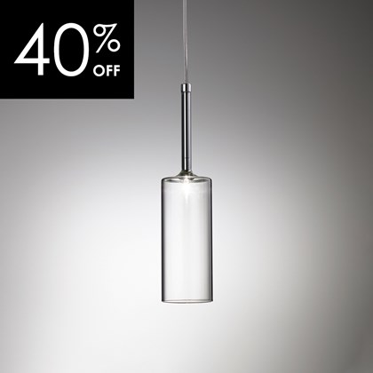 OUTLET Axo Light Spillray Clear Crystal Pendant