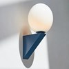 OUTLET Michael Anatassiades Philosophical Egg Petrol Blue LED Wall Light| Image:2