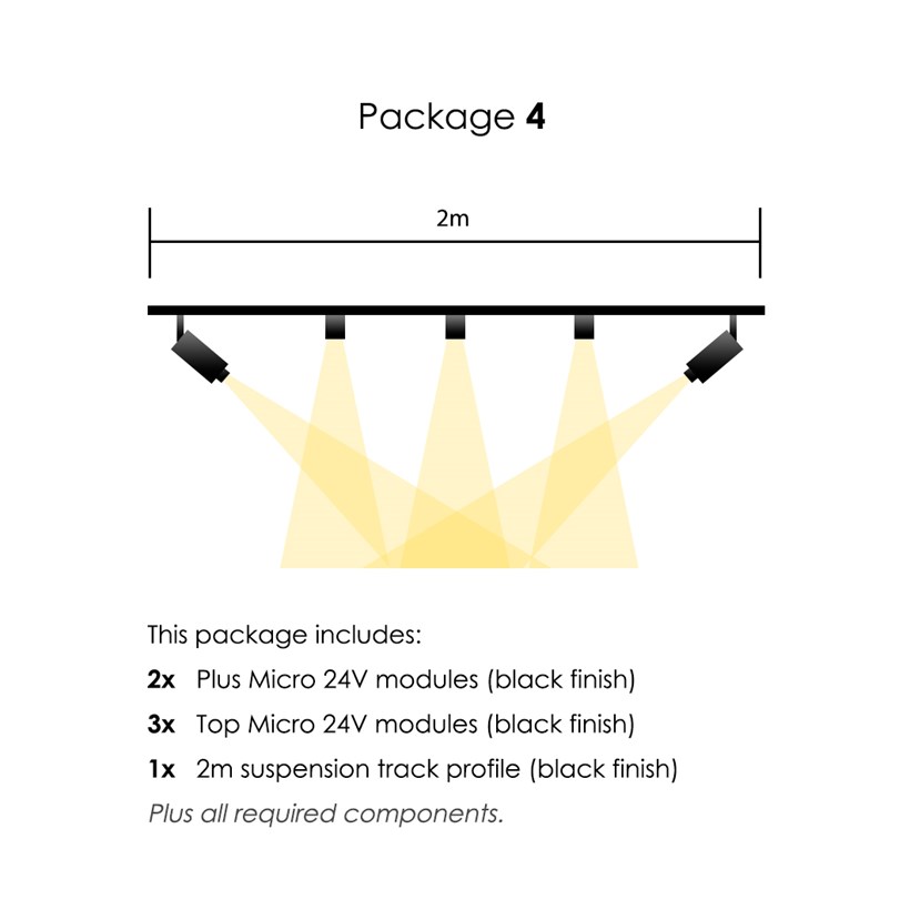 Arkoslight Linear 24V Minimal Suspended Modular Track System Package| Image:4