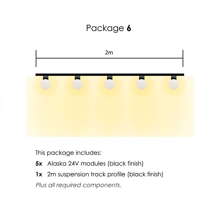 Arkoslight Linear 24V Minimal Suspended Modular Track System Package| Image:6