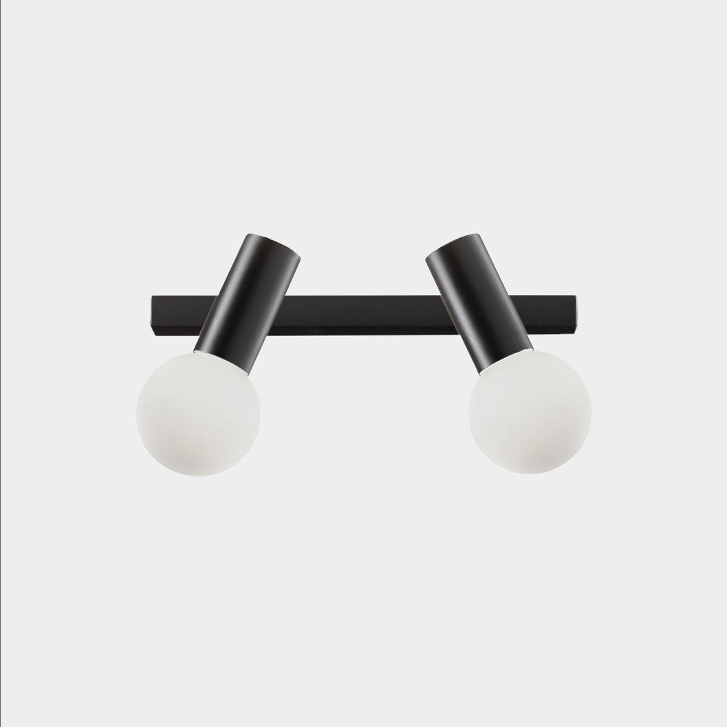 LEDS C4 Mist IP44 Double Wall Light Darklight Design Lighting