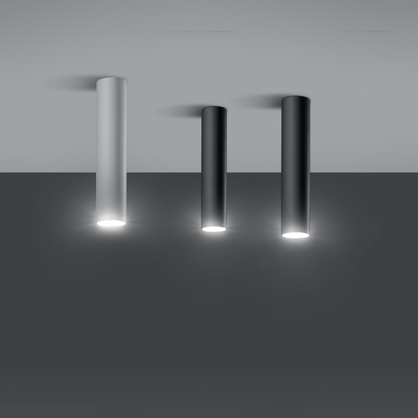 Raw Design Tube Monochrome Ceiling Light| Image:2