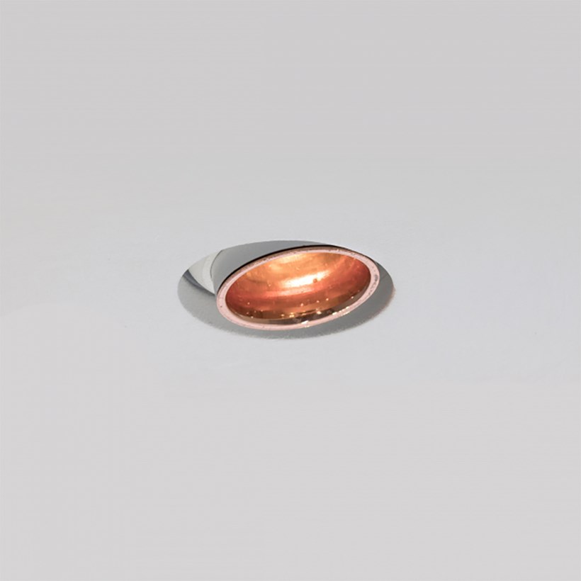 Brick In The Wall 200cent Round Adjustable Trimless Plaster In Recessed Downlight| Image : 1