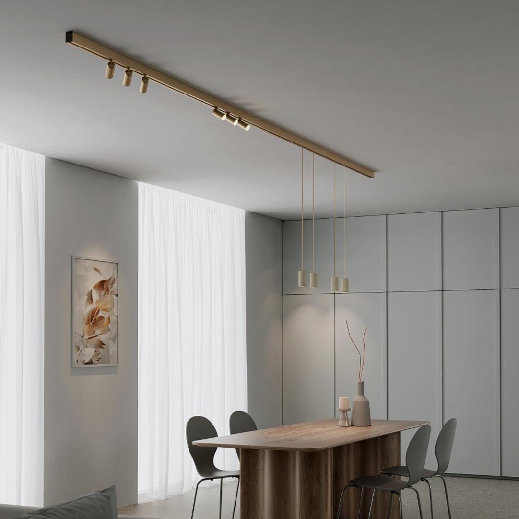 Filou Track System PVD Concept White Line Track System Components | Darklight Design ...