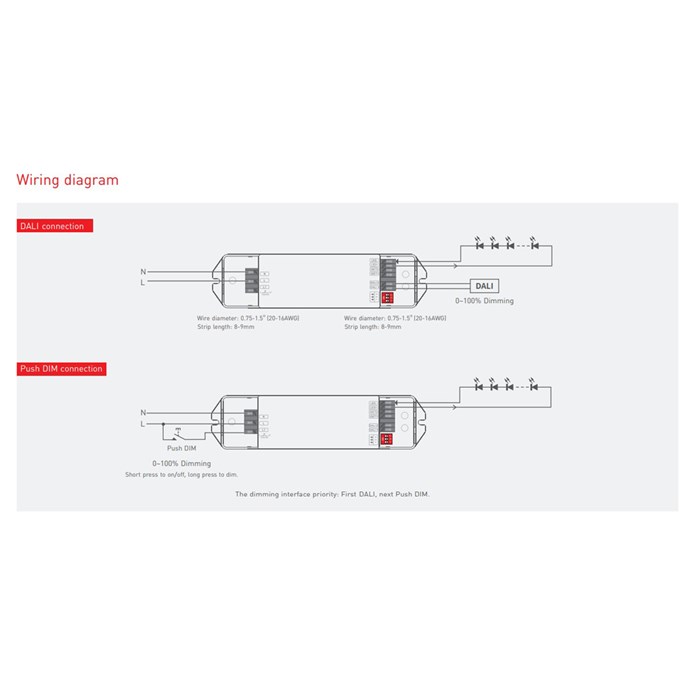 L-Tech 36W 200-1200MA CC DALI LED Driver | Darklight Design | Lighting ...