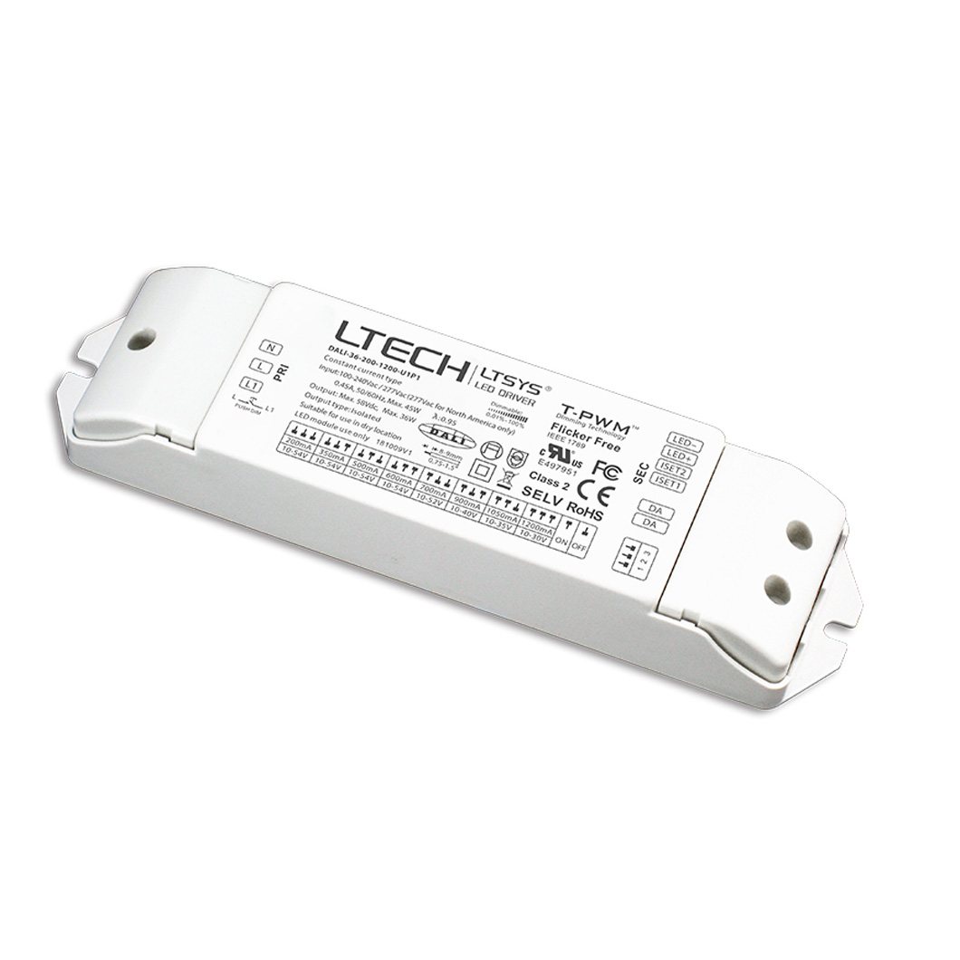 L-Tech 36W 200-1200MA CC DALI LED Driver | Darklight Design