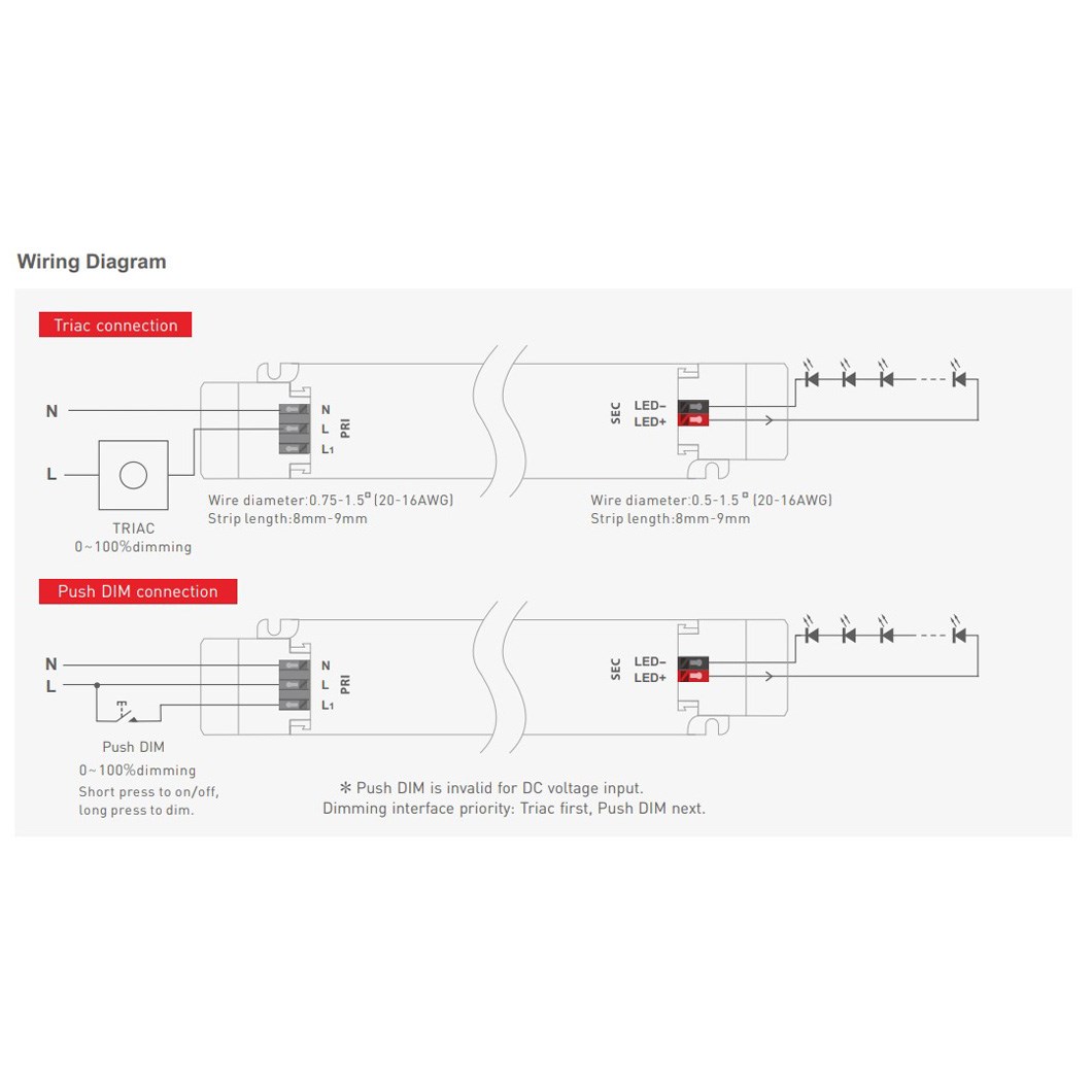 L-Tech 36W 24VDC CV Phase Dim LED Driver | Darklight Design | Lighting ...