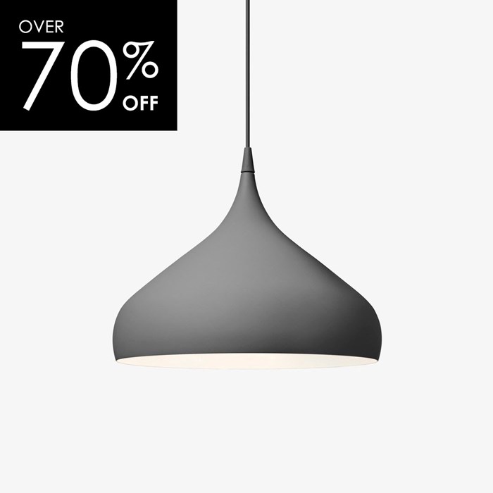 OUTLET &Tradition Spinning BH2 Dark Grey Pendant| Image : 1